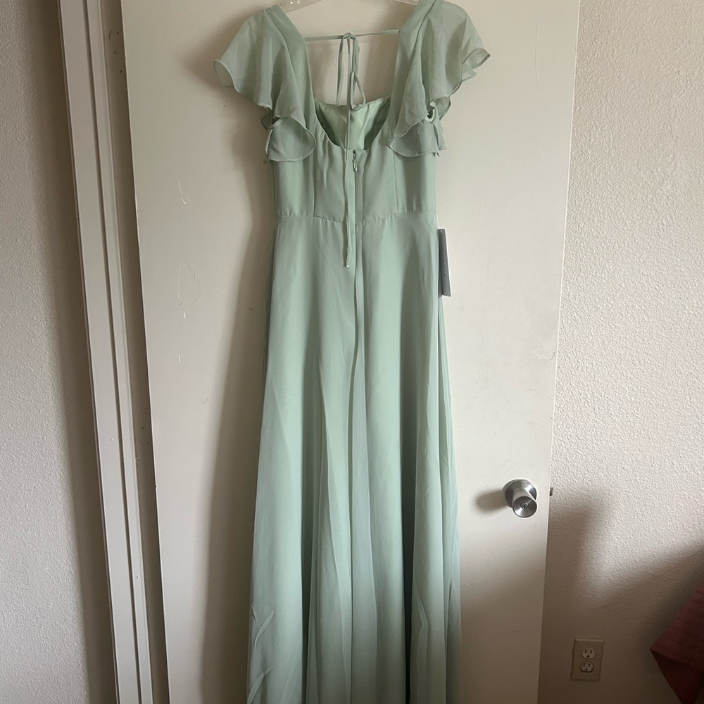 Azazie Bondi Sage NWT - Picture 3 of 4